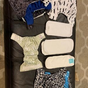 8 reusable diapers